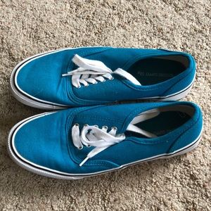 Blue shoes